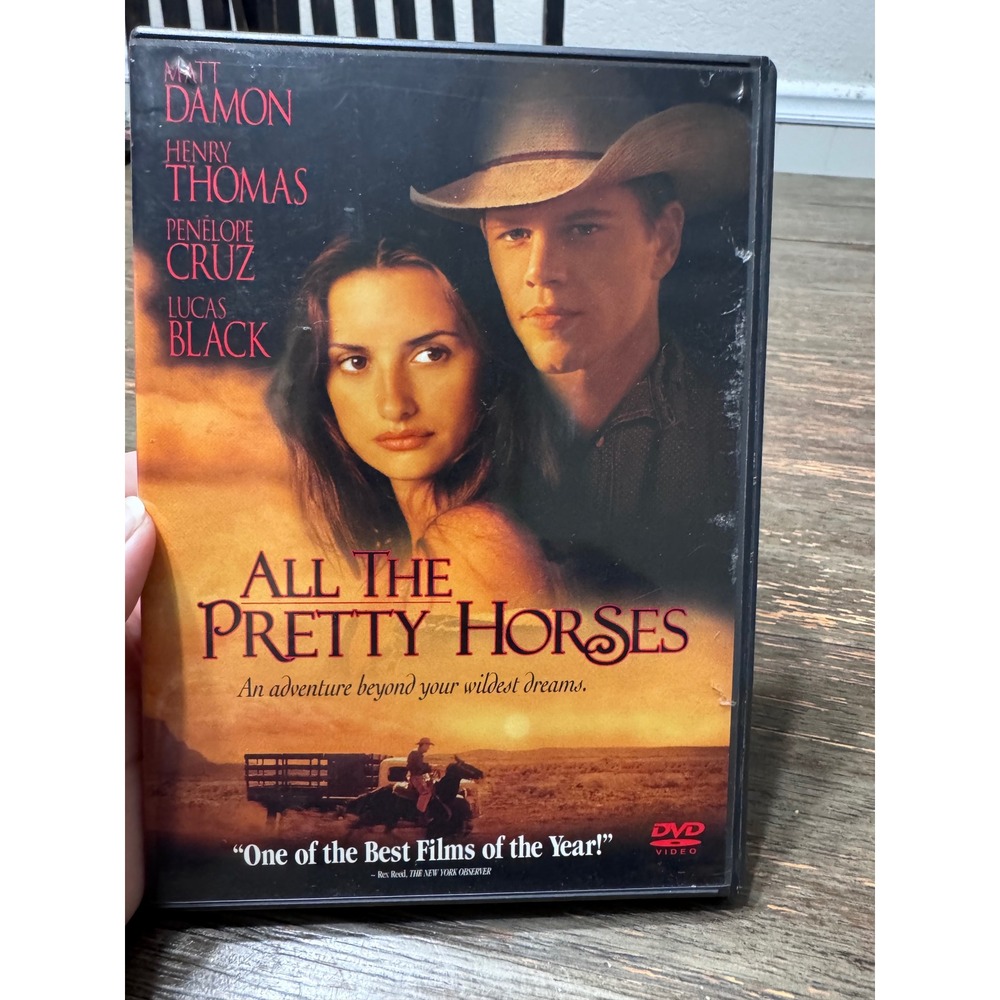 All The Pretty Horses DVD‎ Matt Damon Penelope Cruz Western Drama Movie 2000